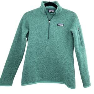 Patagonia Women's Quarter Zip Better Sweater 1/4 Zip Fleece Size Extra Small